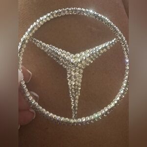 Swarovski Crystal Mercedes Benz Trunk Emblem